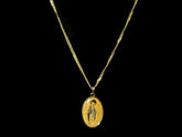 Mia 18K Yellow Gold Pendant and 18K Yellow Gold Necklace