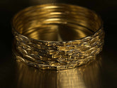 Ember 21k Yellow Gold Bangle Bracelete