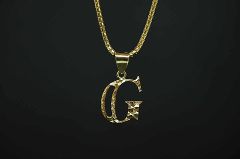 Genève 18k Yellow Gold Princess Necklace and Pendant Set