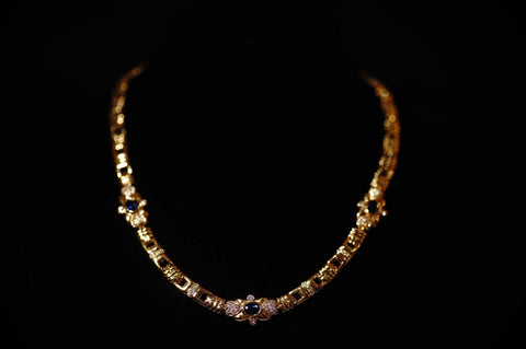 Francine 18k Yellow Gold Princess Chain Necklace