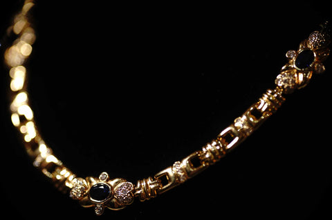 Francine 18k Yellow Gold Princess Chain Necklace