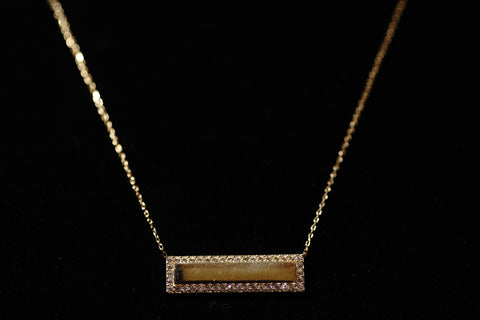 Étiennette 18k Gold Identity Necklace and Pendant