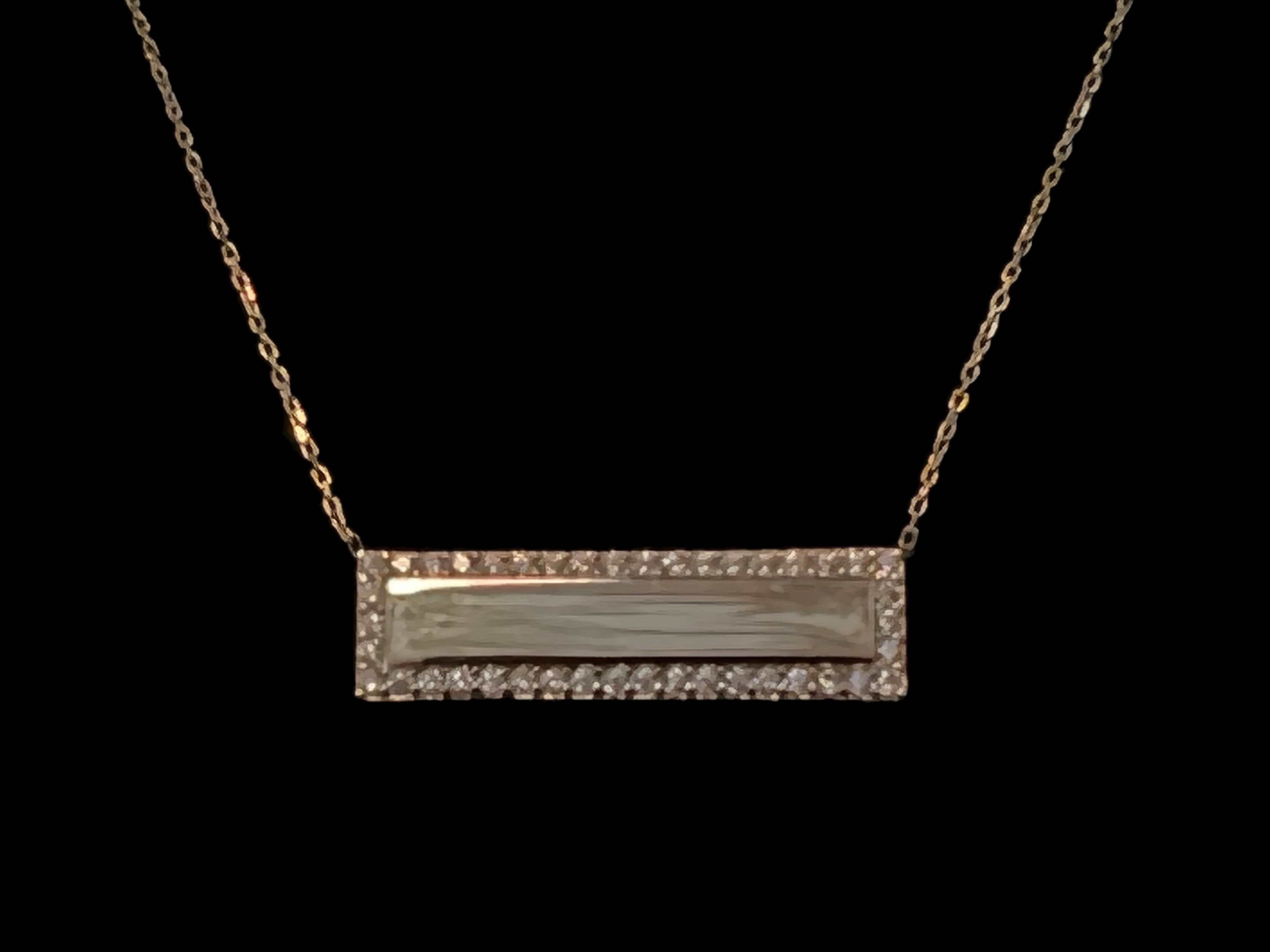 Étiennette 18k Gold Identity Necklace and Pendant