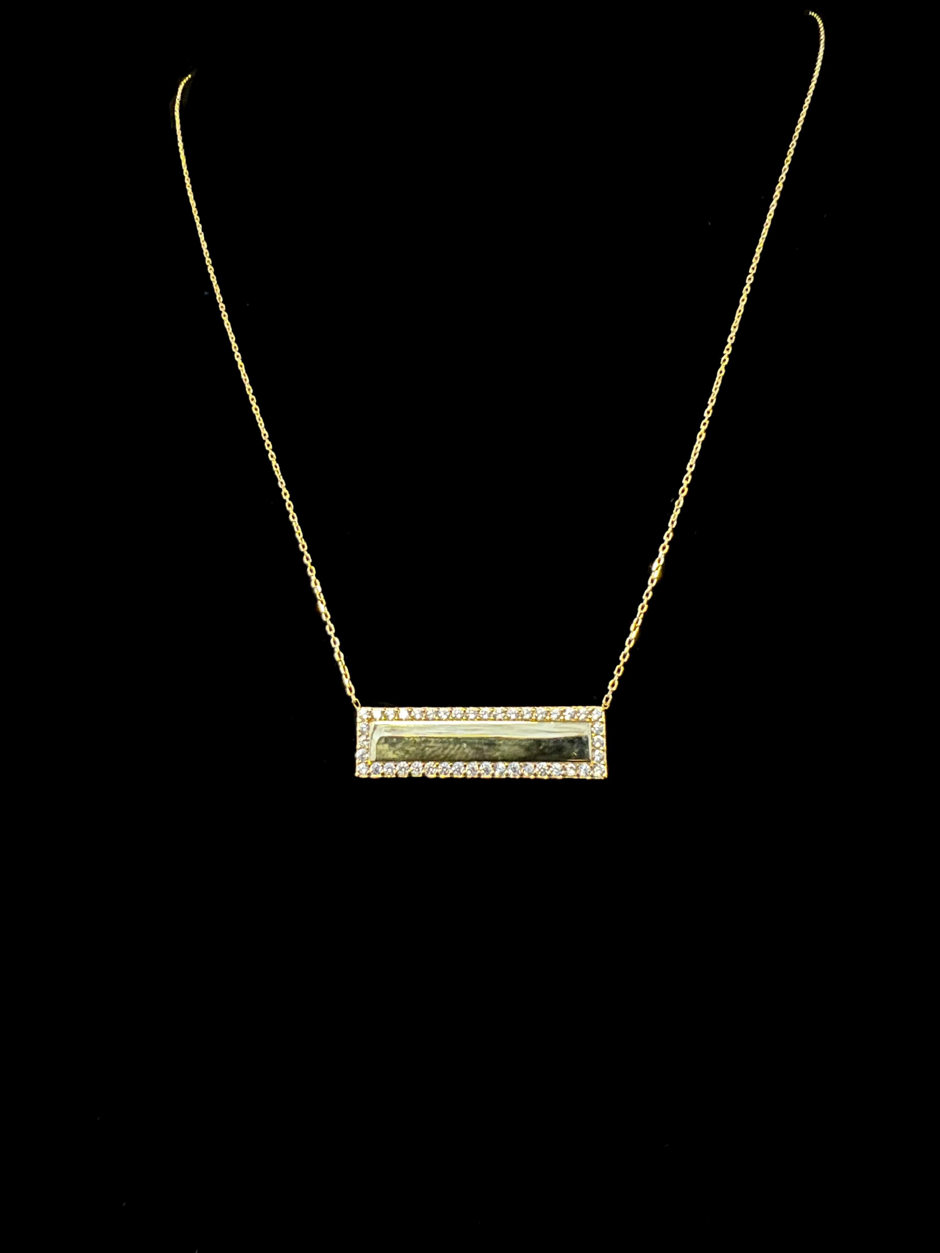 Étiennette 18k Gold Identity Necklace and Pendant