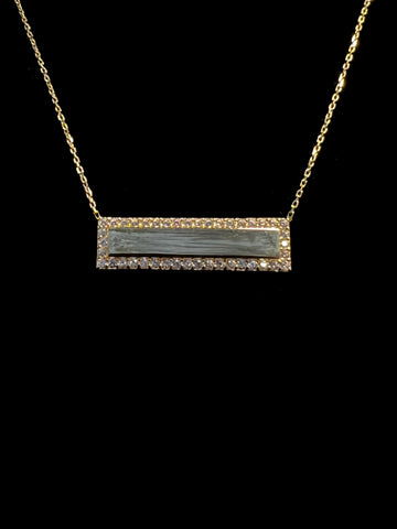 Étiennette 18k Gold Identity Necklace and Pendant