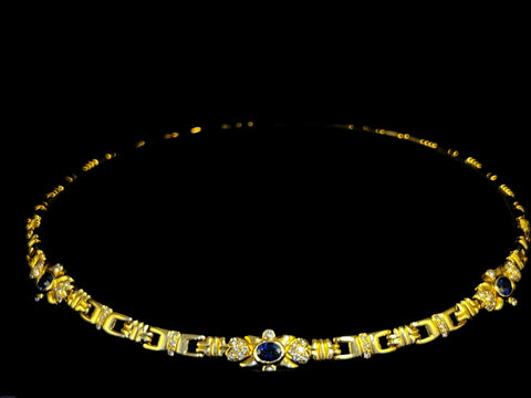 Francine 18k Yellow Gold Princess Chain Necklace