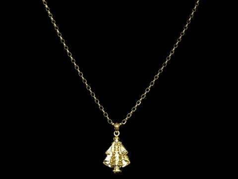 Aurora 18K Yellow Gold Pendant and 18K Yellow Gold Necklace