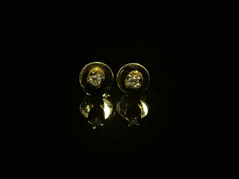 Isabella 14K Yellow Gold Stud Earrings