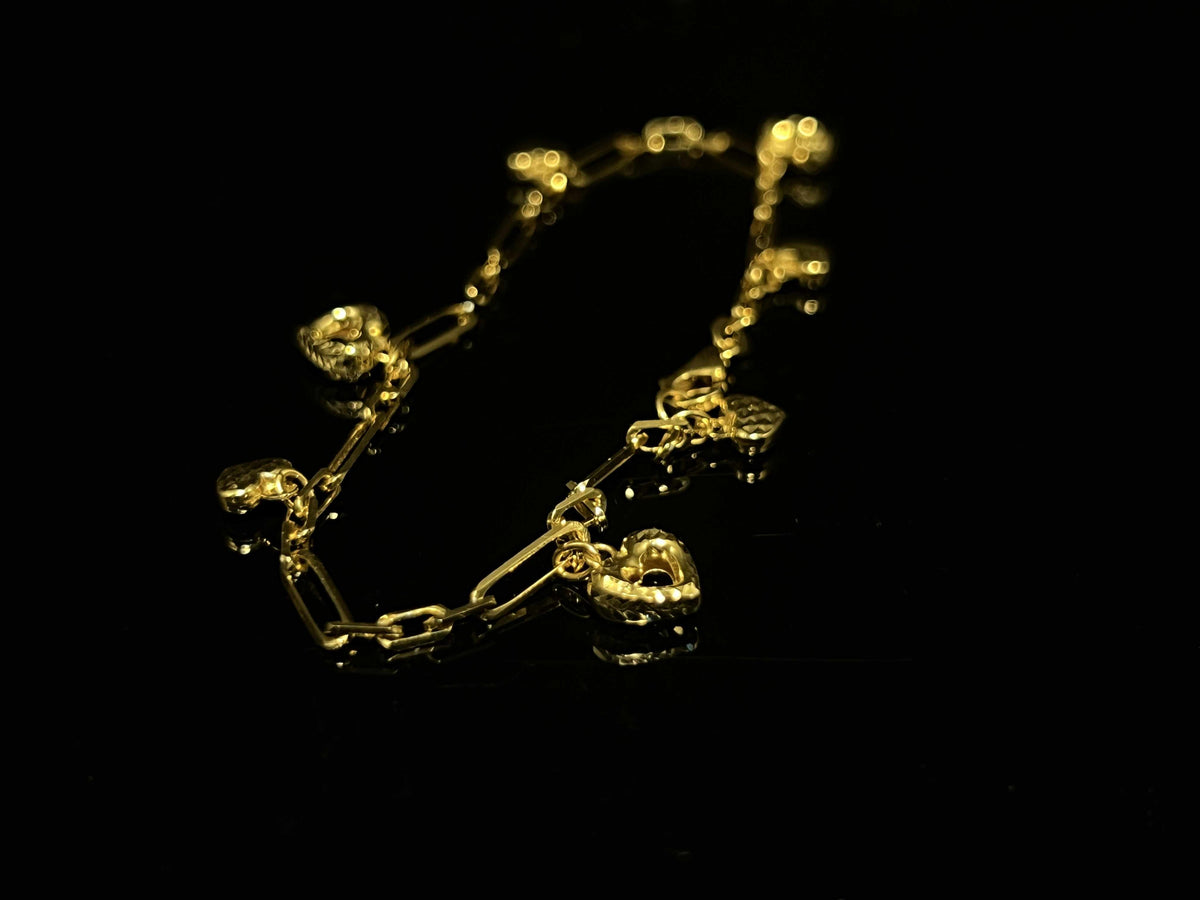 Victoria 18K Yellow Gold Charm Bracelet