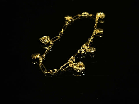 Victoria 18K Yellow Gold Charm Bracelet