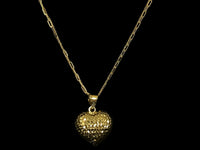 Amelia 18K Yellow Gold Heart Pendant