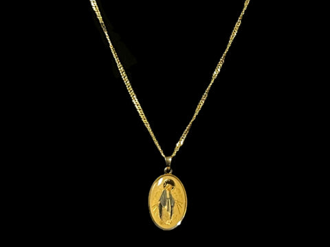 Mia 18K Yellow Gold Pendant and 18K Yellow Gold Necklace