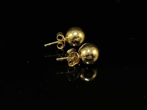 Sofie 18k Yellow Gold Stud Earrings