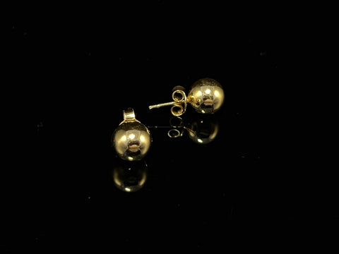 Sofie 18k Yellow Gold Stud Earrings