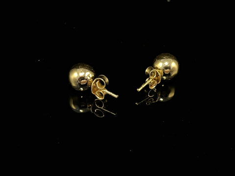 Sofie 18k Yellow Gold Stud Earrings