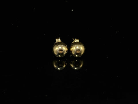 Sofie 18k Yellow Gold Stud Earrings