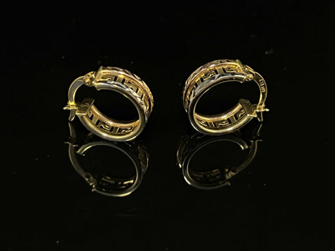 Ariane 18k Yellow Gold Round Earrings