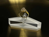 Dom 14k Yellow Gold Diamond Cluster Ring