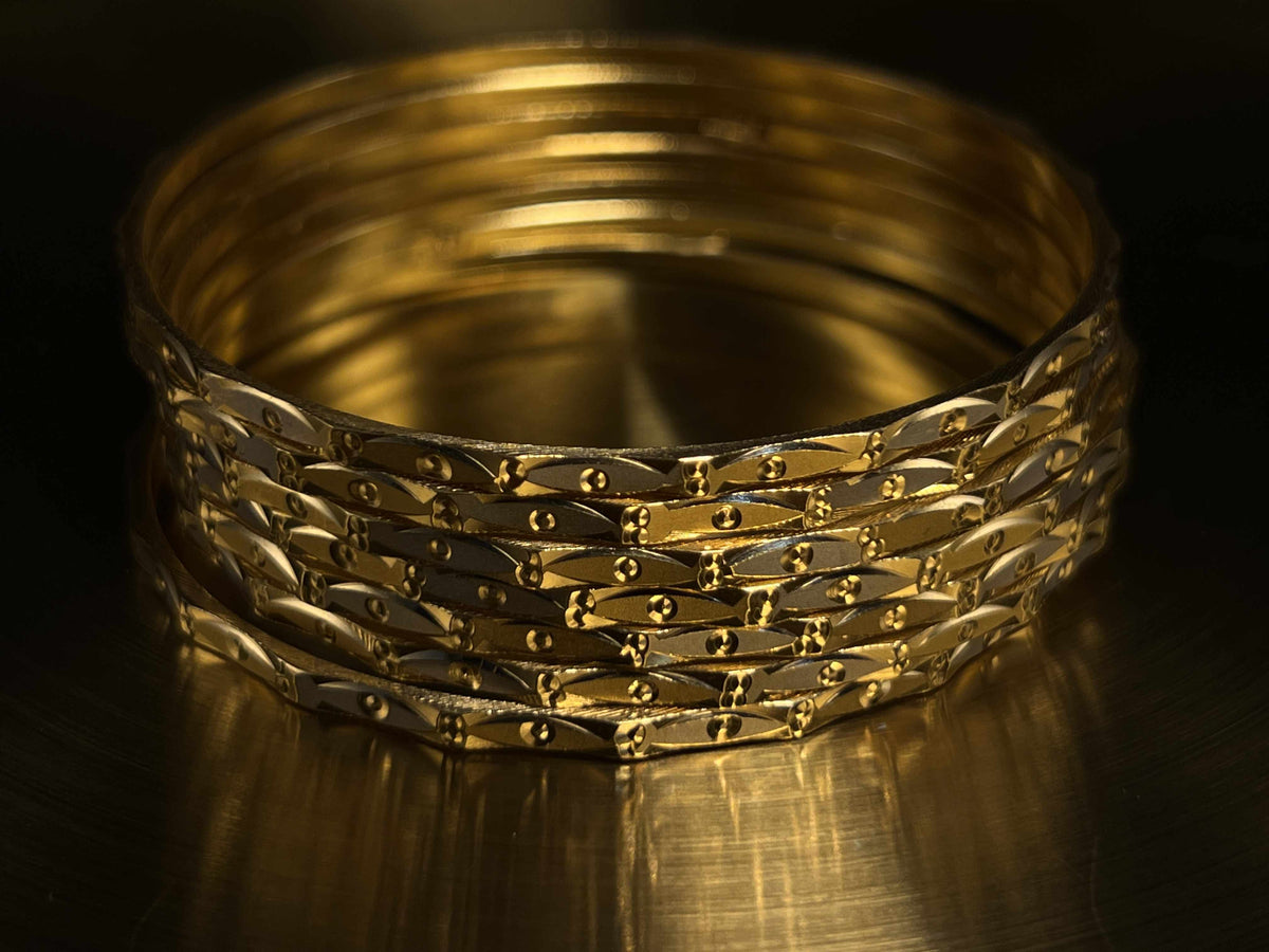 Ember 21k Yellow Gold Bangle Bracelete