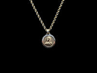 Agnés 18k Gold Princess Necklace and Pendant Set