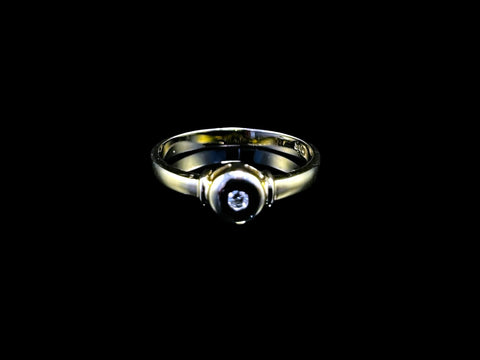 Félice 14k Yellow Gold Bezel Ring