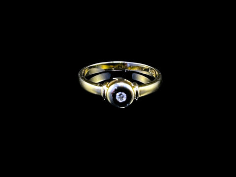 Félice 14k Yellow Gold Bezel Ring