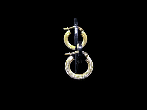 Andrée 18k Yellow Gold Hoop Earrings