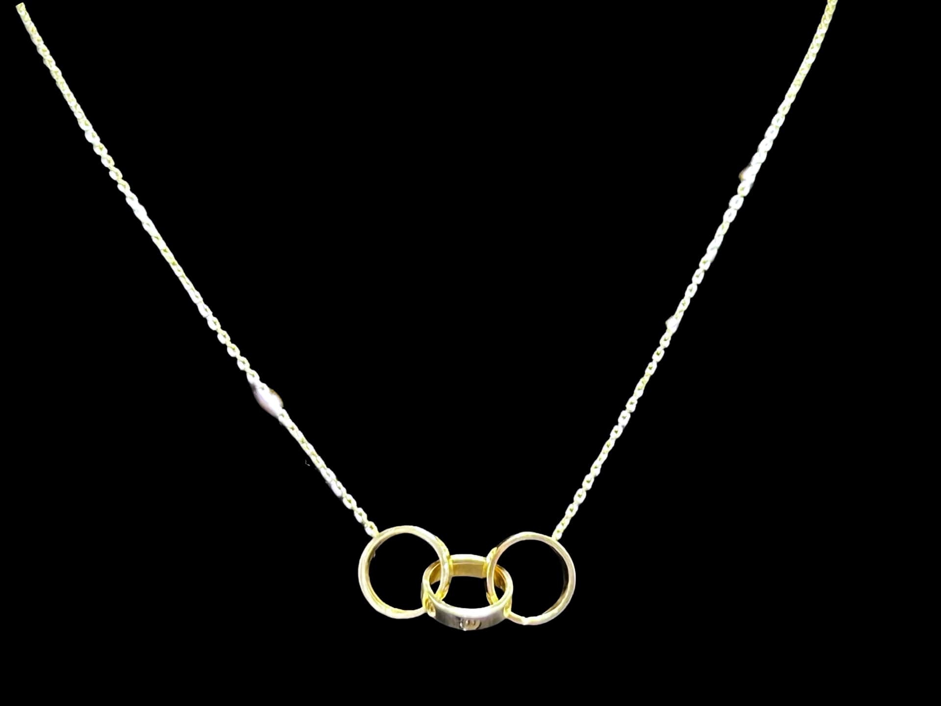 Catherine 18k Yellow Gold Center Collar Necklace