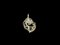 Elise 18k Yellow Gold Mother & Child Pendant